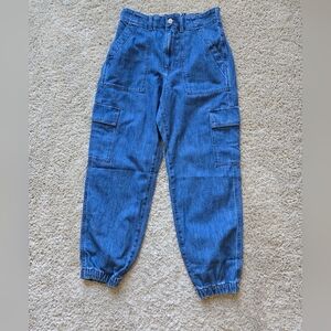 J.Crew Factory Utility Jogger Jeans Womens 29 Blue